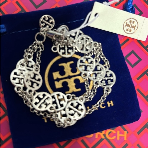 NWT TORY BURCH MULTI STRAND BRACELET - Picture 1 of 4